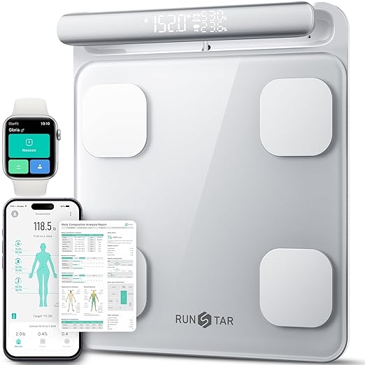 RunStar Smart Scale for Body Weight and Fat Percentage